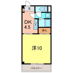 サンライズ20αの物件間取画像